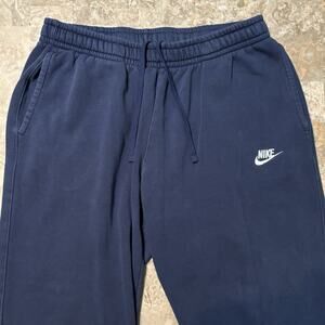 Nike Sweatpants Mens Large Blue Club Fleece Joggers Lounge Essentials BV2671